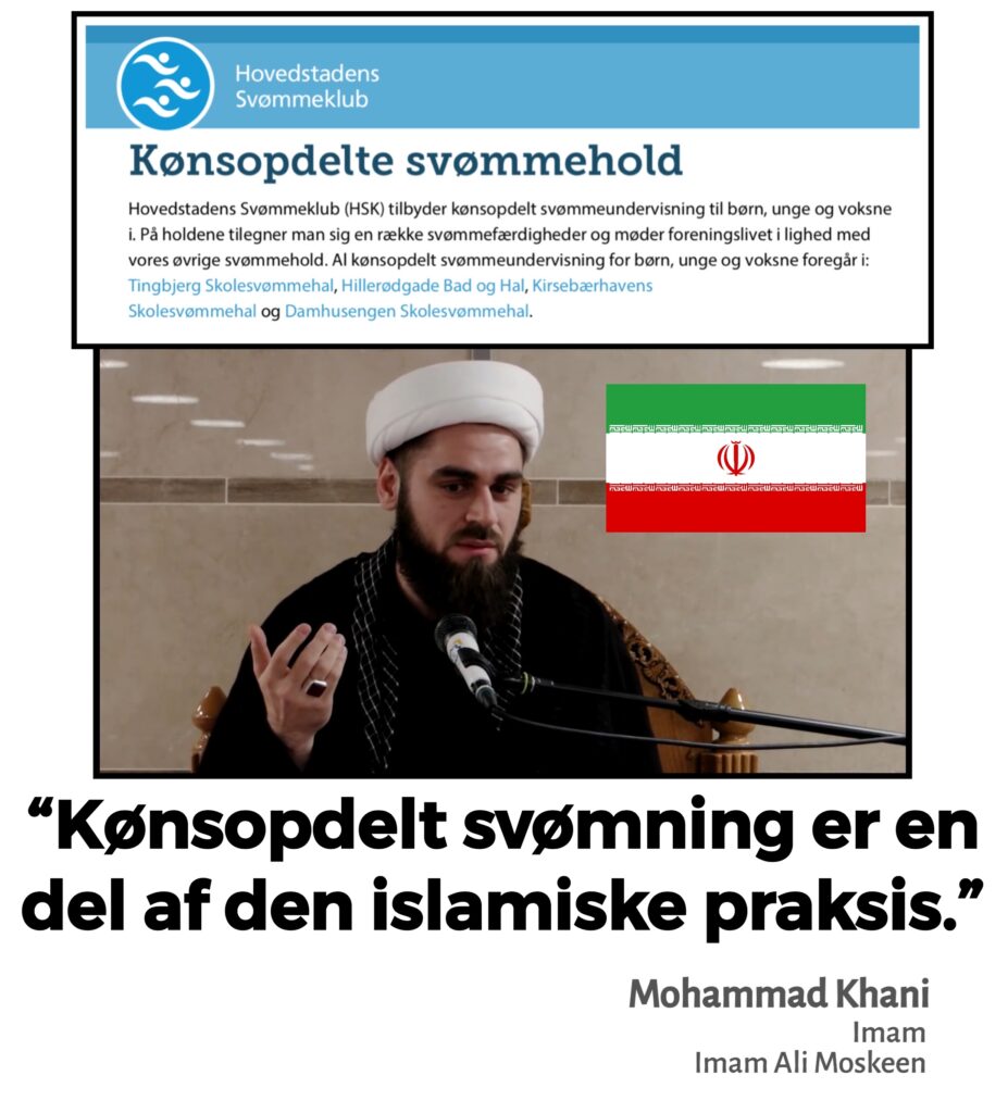 Imam: Kønsopdelt svømning er en del af den islamiske praksis – Frihedens Stemme